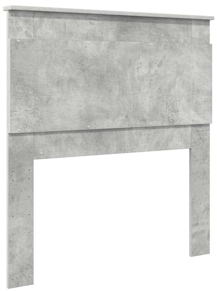 Fejtámla fejtámlával Beton Szürke 90 cm Faanyag