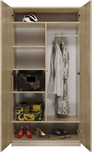 SD-90 gardróbszekrény, sonoma