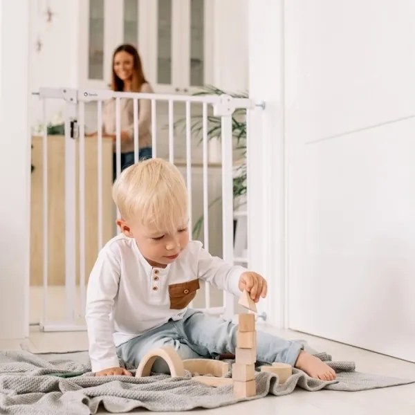 Lionelo - Biztonsági korlát TRUUS SLIM LED 1xAAA fehér