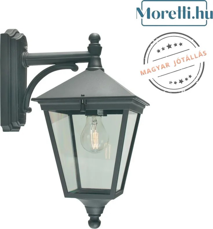NORLYS 481B LONDON Klasszikus Kültéri Fali Lámpa E27 IP54