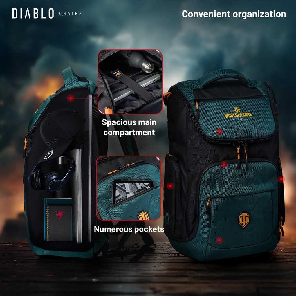 Hátizsák gamereknek World of Tanks