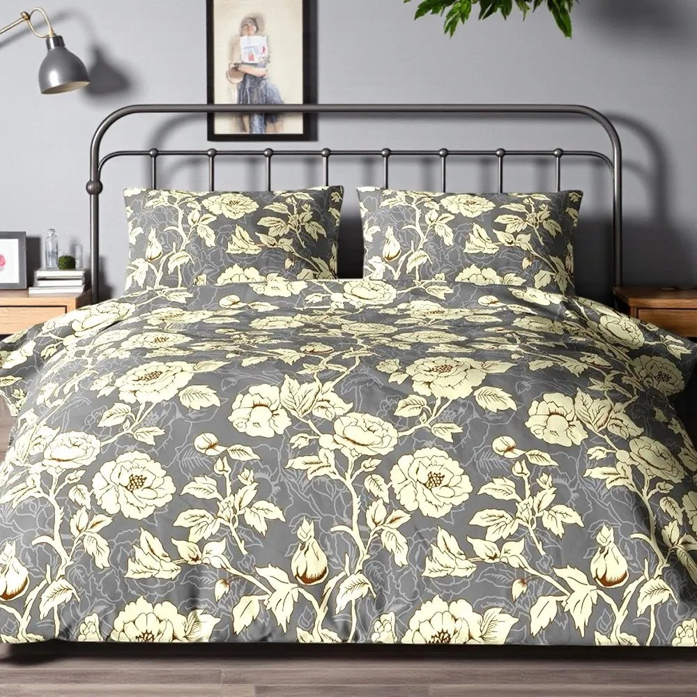 FLANEL mintájú ágyneműhuzat Homa BRES TALE 140x200 cm