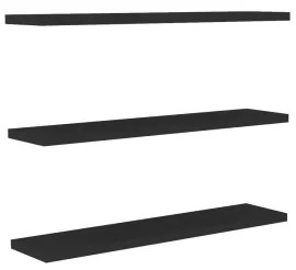 KÉSZLET 3x Fali polc BOSS antracit