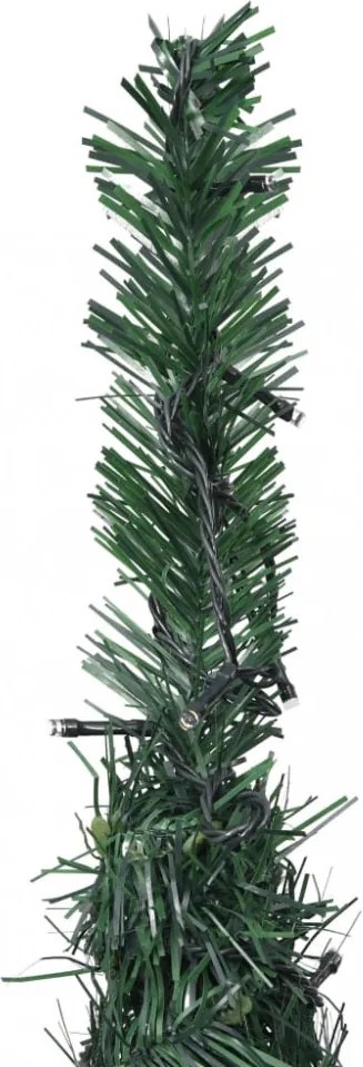 Zöld összecsukható led-es zsinórkarácsonyfa 180 cm