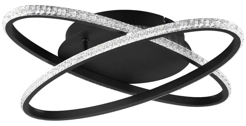 Fekete LED mennyezeti lámpa Lane – Trio