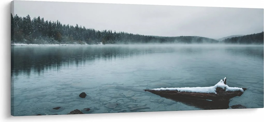 Kép - jeges északi tó (120x50 cm)