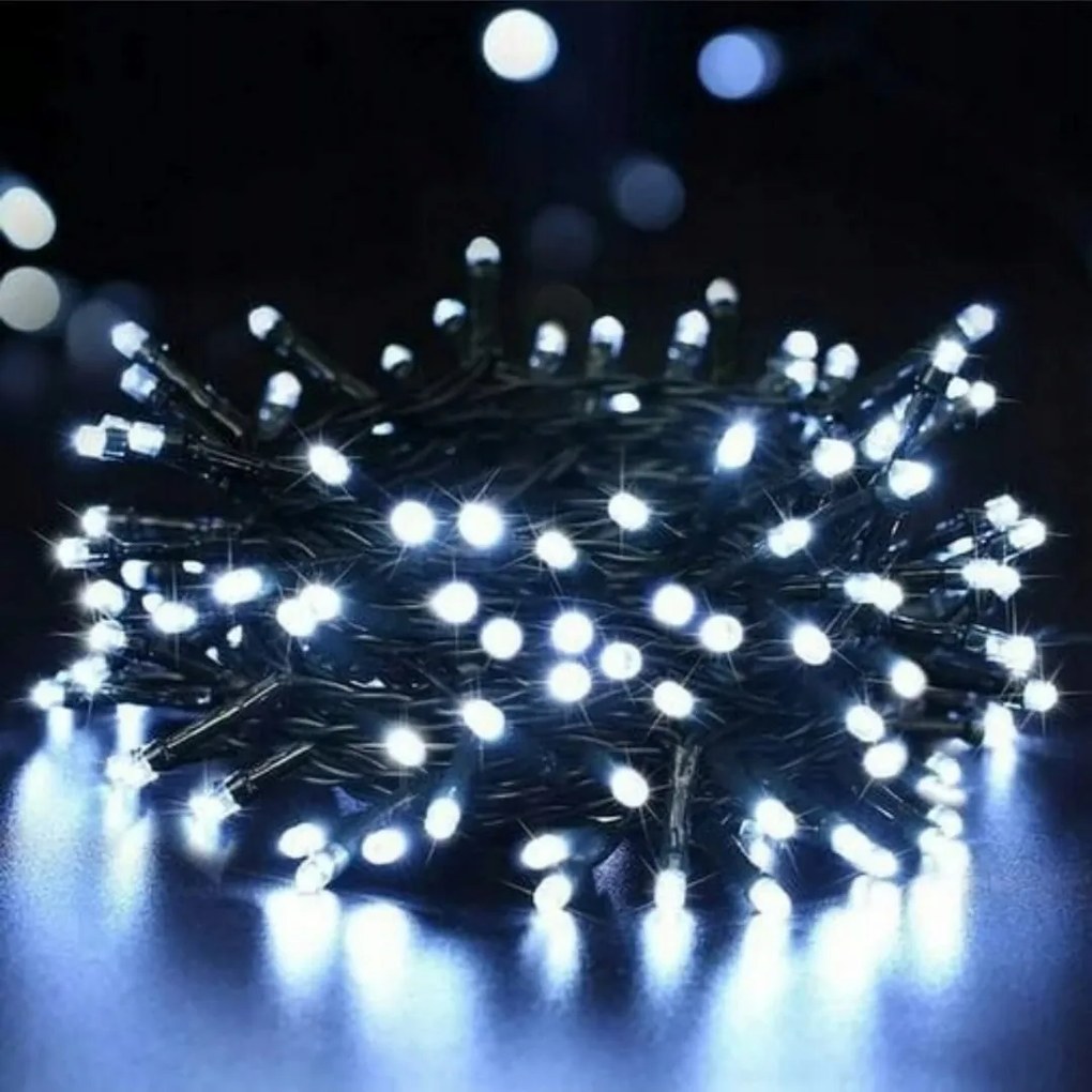 Led Lámpa 300 Led Hideg Fehér 22M Látványos Karácsonyi Világítás