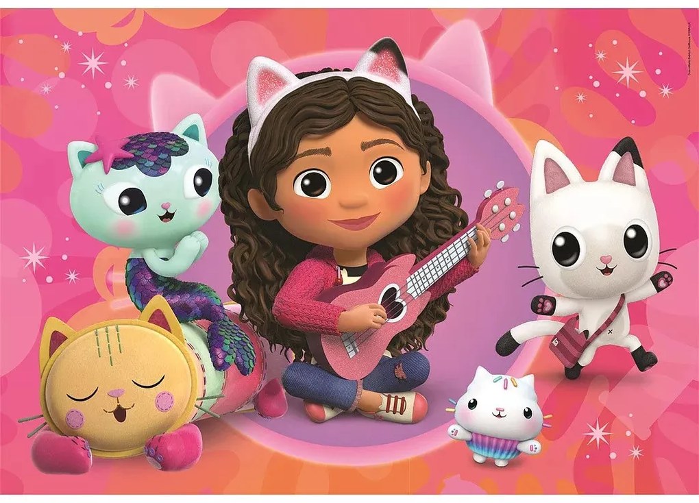 Gabi babaháza Cat-world 2x20 db-os puzzle Clementoni