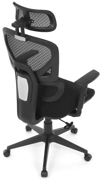 Fekete Szövet Irodai Szék, Szinkron Mechanikával. KA-Q8203 BK