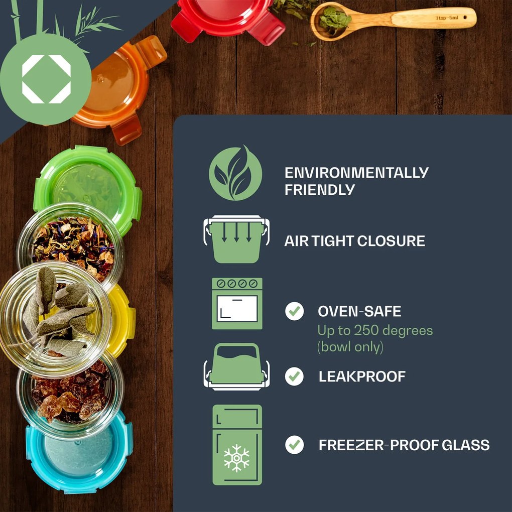 Klarstein Gyerek pohár, 6 részes készlet, színes fedelek, légmentesen zárt, nem áteresztő