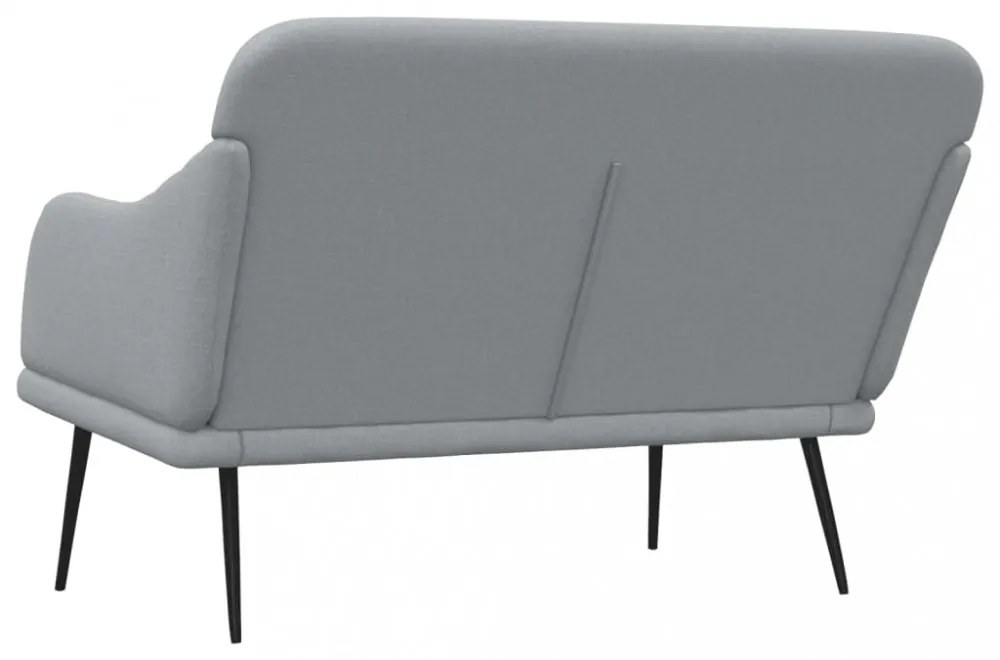 világosszürke szövetpad 110 x 76 x 80 cm