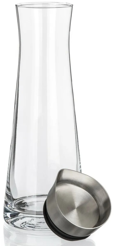 Banquet Karaffa üvegből, rozsdamentes acél öntővelDALEN 1000 ml