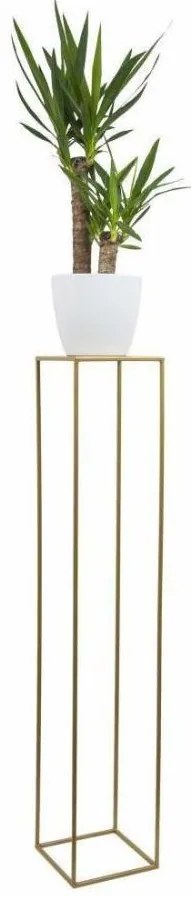 Virágállvány 100x24 cm arany színben