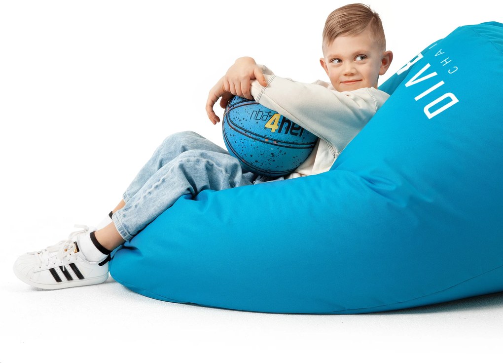 Diablo Chairs gyerekpuff: Kék