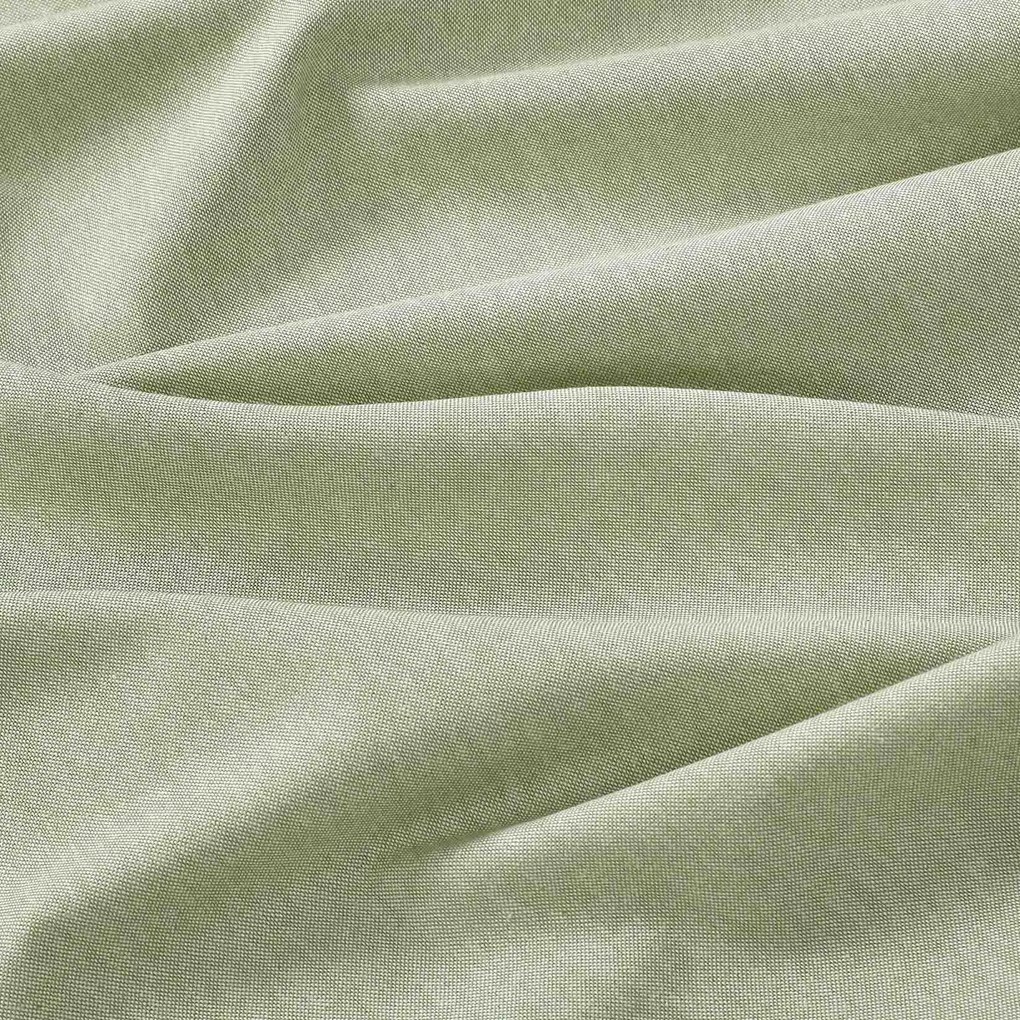 Goldea malaga dekoratív drapéria - zöld természetes 160x135 cm