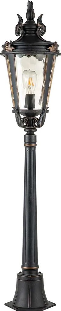 Elstead klasszikus kültéri állólámpa baltimore borostyán antik bronz elsbt4-m IP44