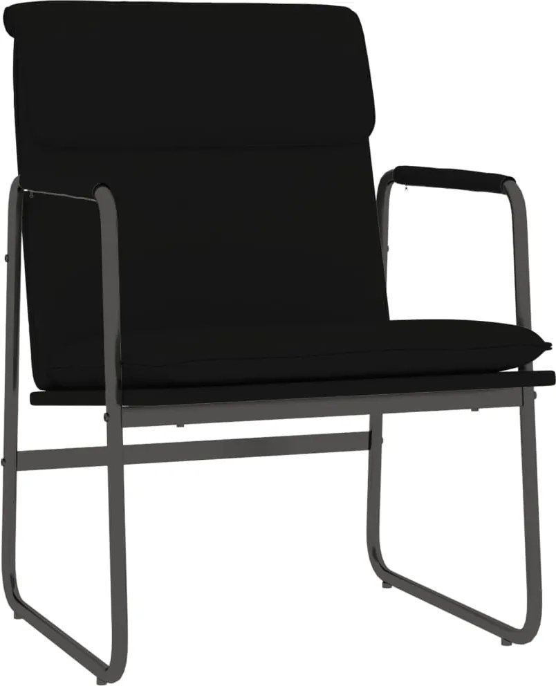 vidaXL fekete műbőr pihenőszék 55 x 64 x 80 cm