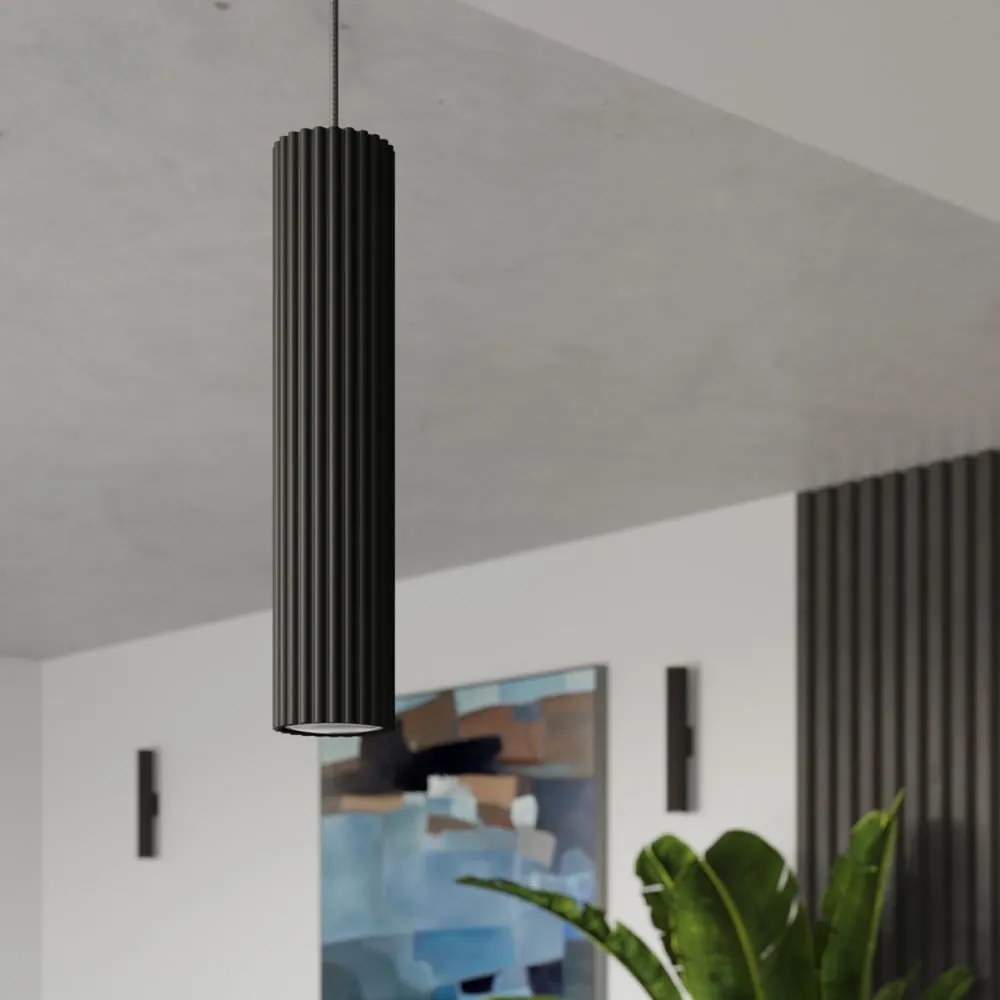 Fekete függőlámpa Gleam – Nice Lamps