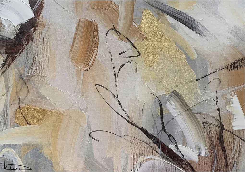 Fotótapéta Fali tapéta a nappaliba Absztrakt kompozíció 312x219 Ragasztó