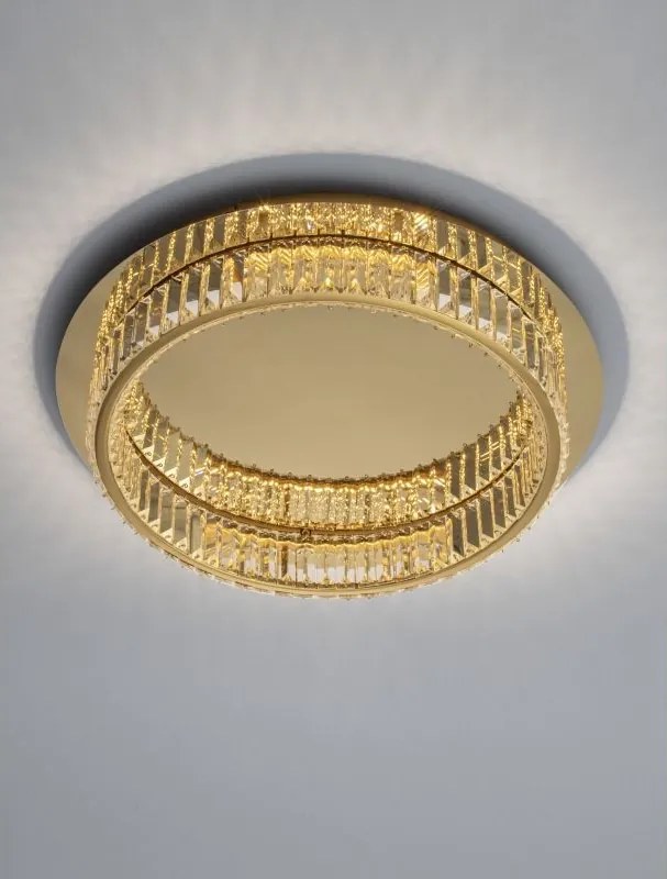 NOVA LUCE 9333079 AURELIA Kristály Mennyezeti Lámpa LED IP20