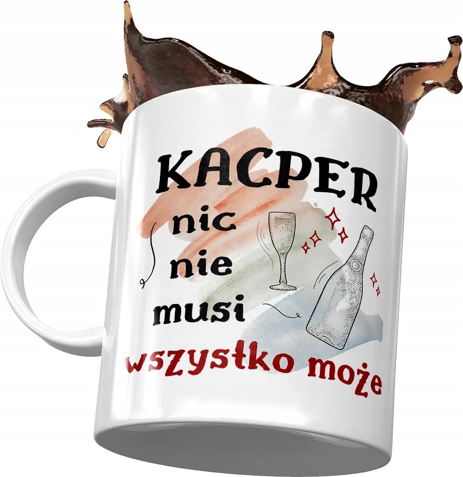 Bögre Kacpra Barát Kolléga Ajándék Nyomtatott Fotóval