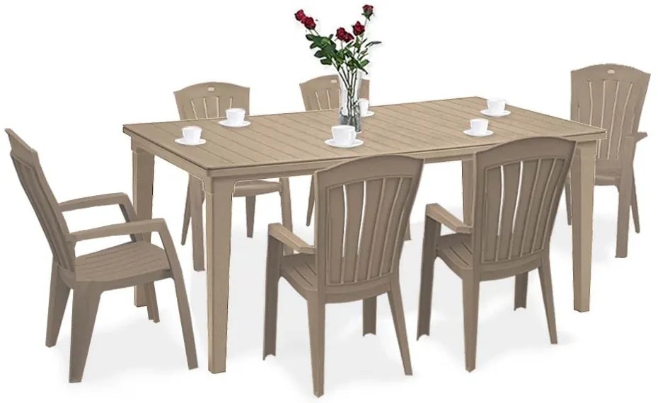 Futorini 6+1 kerti bútor garnitúra szett