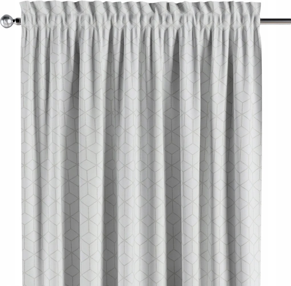 Dekoria Csatornafüggöny frufruval 1 db 130x260cm fehér