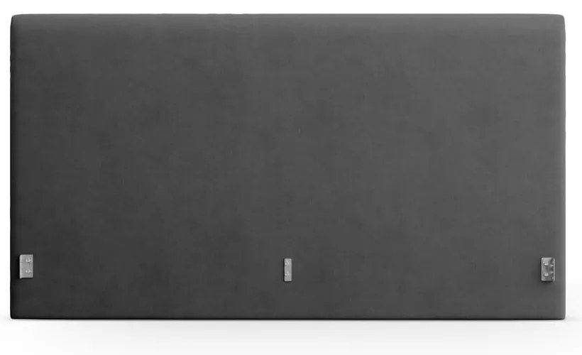 Antracitszürke kárpitozott ágytámla 150,5x100 cm Remo – Micadoni