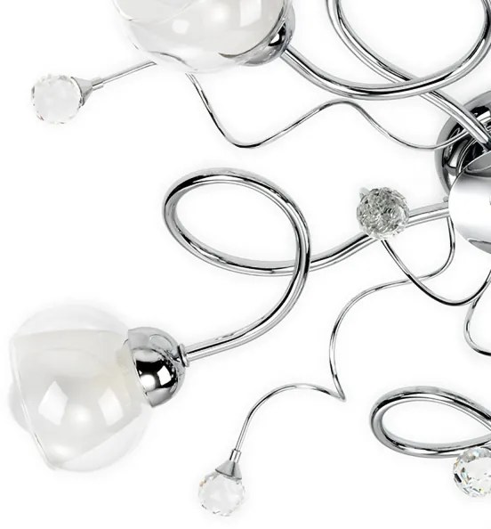 ONLI - Felületre szerelhető csillár WENDY 5xE14/6W/230V fényezett króm