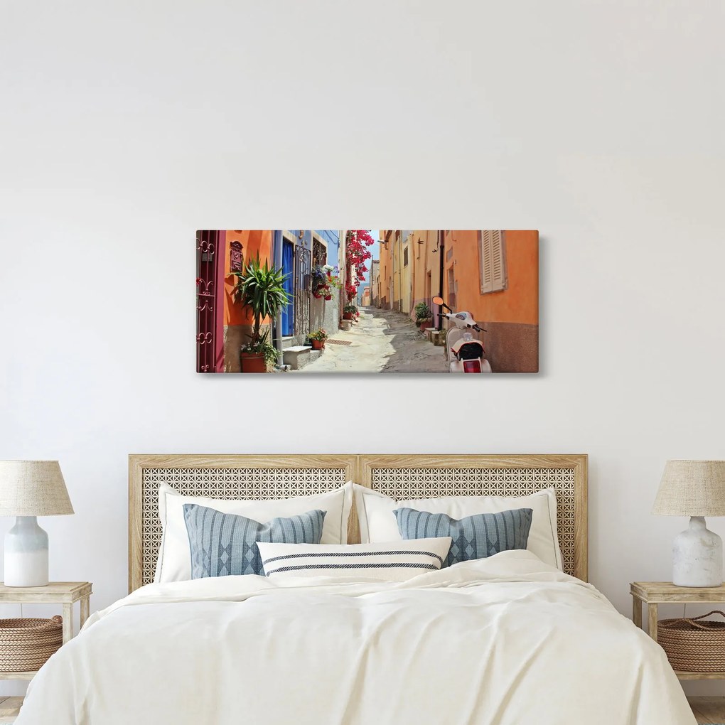 Szardínia utcáinak képe (120x50 cm)