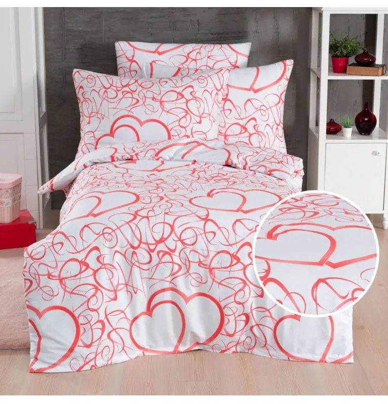 EMI Sweet pamut ágyneműhuzat, A standard egyszemélyes ágy szett tartalma: 1x 140x200 + 1x 70x90