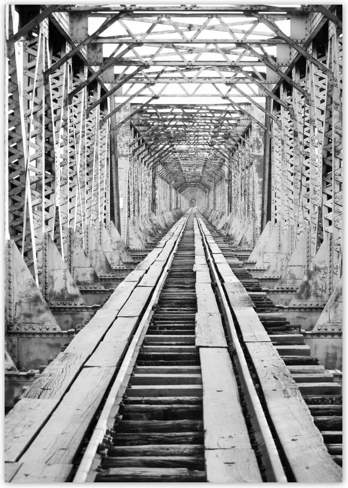 Poszterek A0 Pion Vasúti híd Vasút