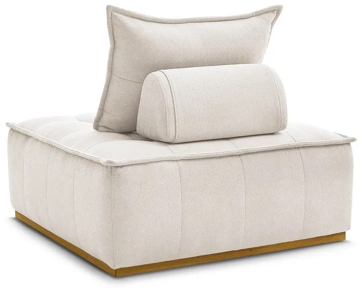 Fehér zsenília fotel Elisa – Bobochic Paris