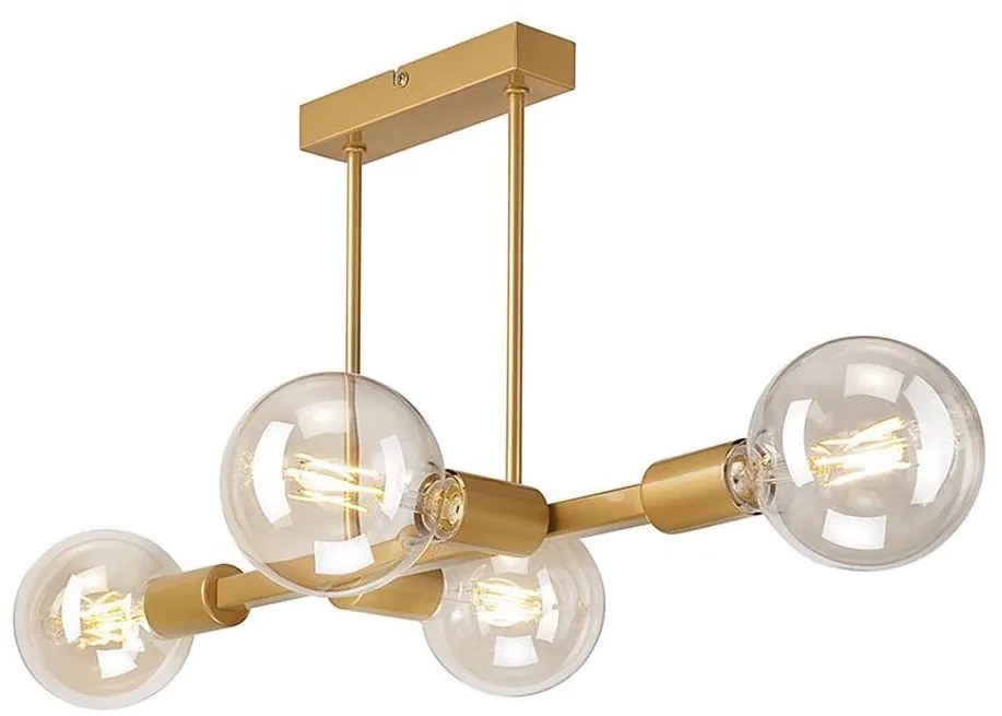 ASTRID mennyezeti lámpa 4xE27/60W/230V arany színben