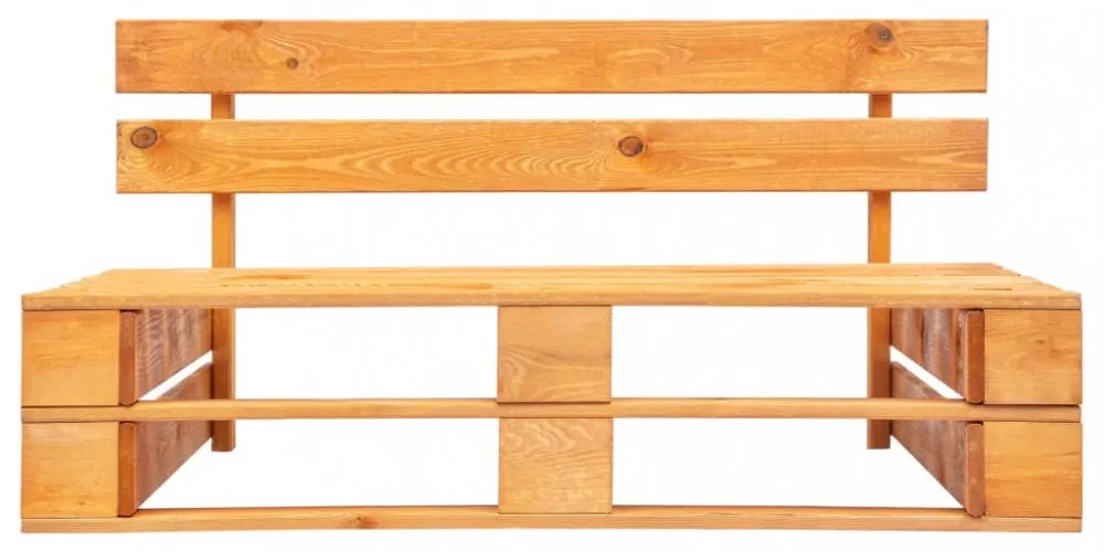 mézbarna fa kerti raklappad