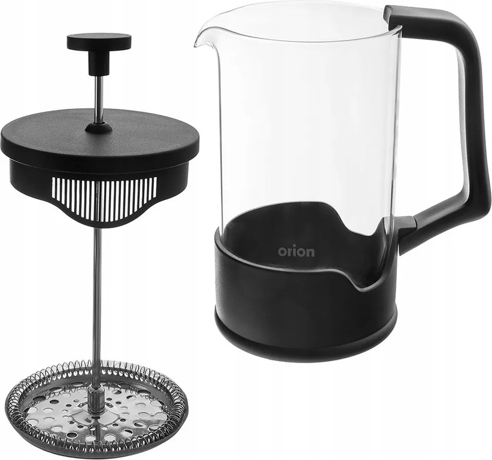 Dugattyús teáskanna dugattyús teaszűrővel gyógynövények 900 ml