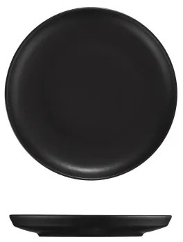 16 részes étkészlet fekete/porcelán