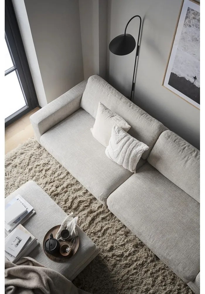 Krémszínű lábtartó Duncan - Rowico