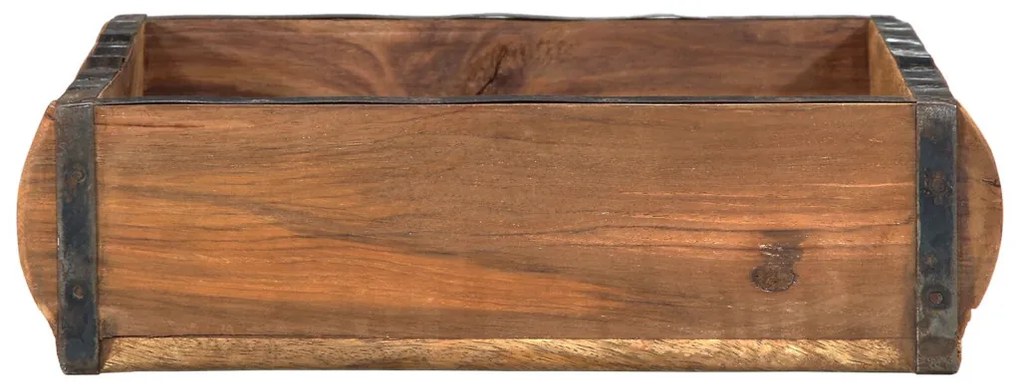 Tálcák 4 db 31x29x10 cm Tömbfa Újrahasznosított