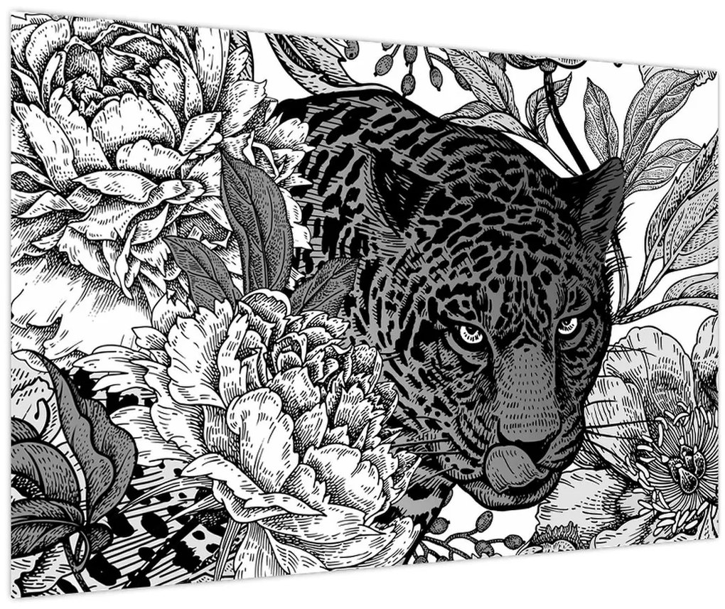 Kép - Egzotikus kert (90x60 cm)