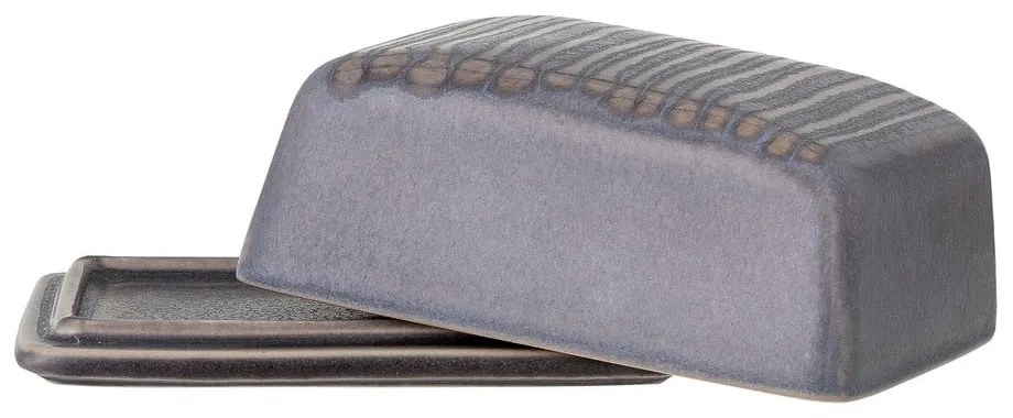 Raben szürke agyagkerámia vajtartó, ø 13 cm - Bloomingville