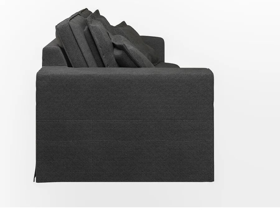 Fekete kanapé 196 cm Nora – Ropez