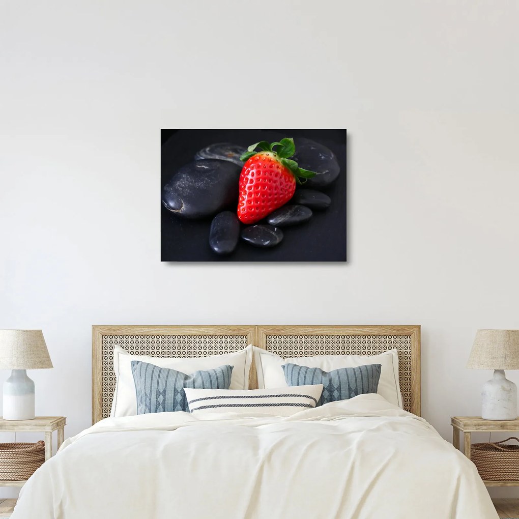 Eper képe (üvegen) (70x50 cm)