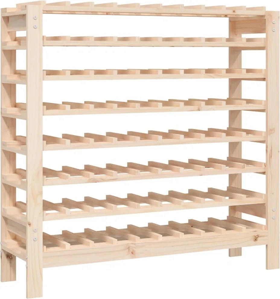 vidaXL tömör fenyőfa bortartó állvány 109,5x30x107,5 cm
