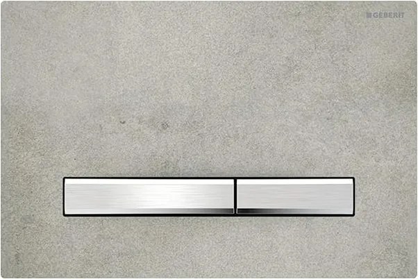 Geberit 115.788.JV.2 – Sigma50 öblítő nyomólap, 24,6 x 16,4 cm, beton dekor / matt króm