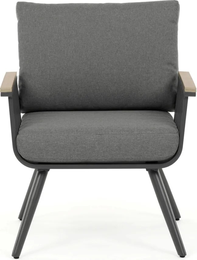 Kerti bútor garnitúra, alumínium, szürke, AZS-S1921 GREY