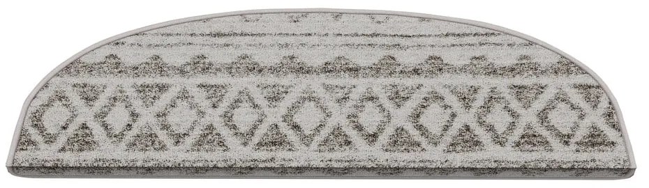 Krémszínű lépcsőszőnyeg szett 16 db-os 20x65 cm Cottage Warmth – Vitaus