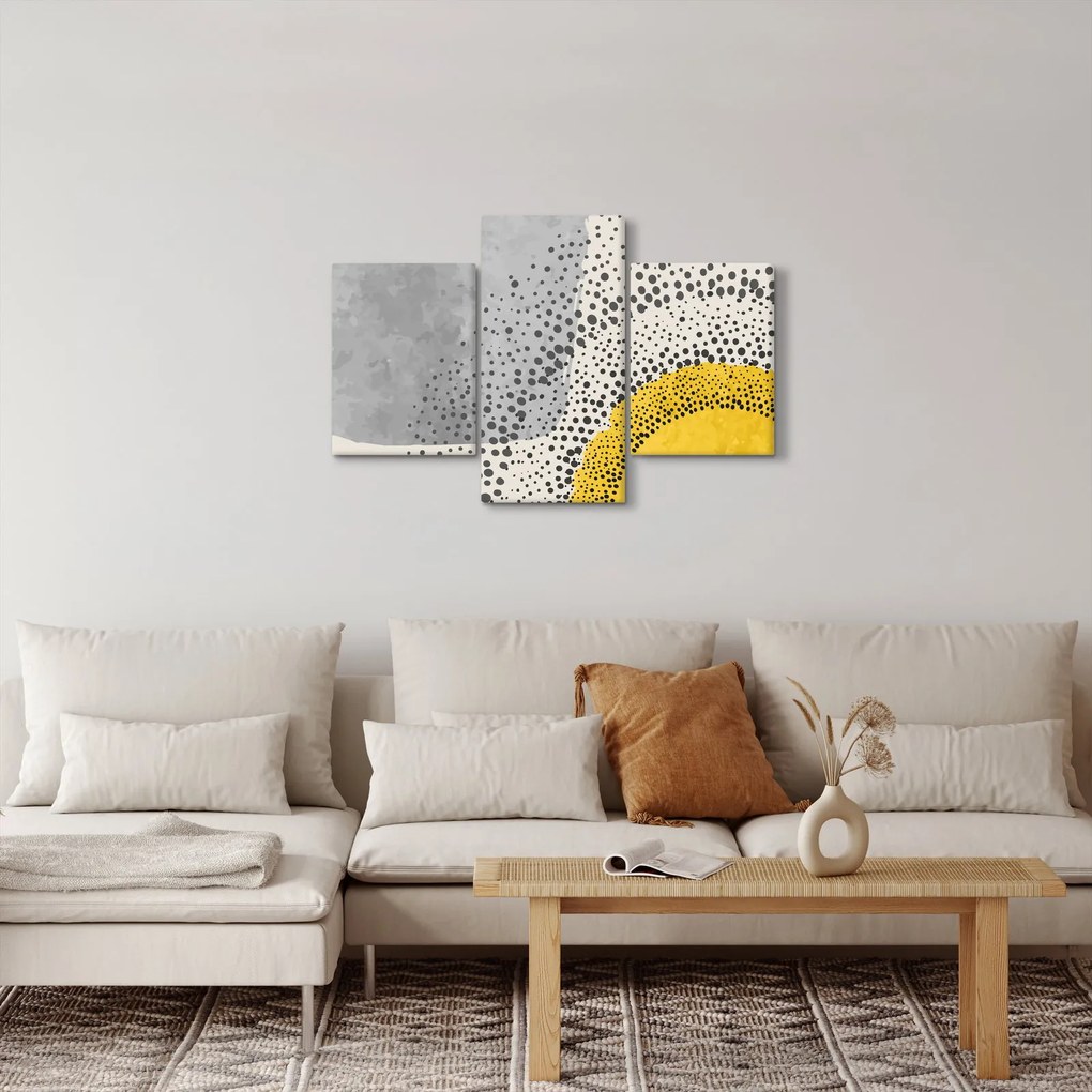 Kép - N⁰3 strand absztrakt festménye (90x60 cm)
