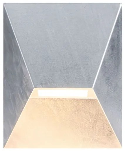 Nordlux - Kültéri fali lámpatest PONTIO 1xGU10/25W/230V IP54 ezüst