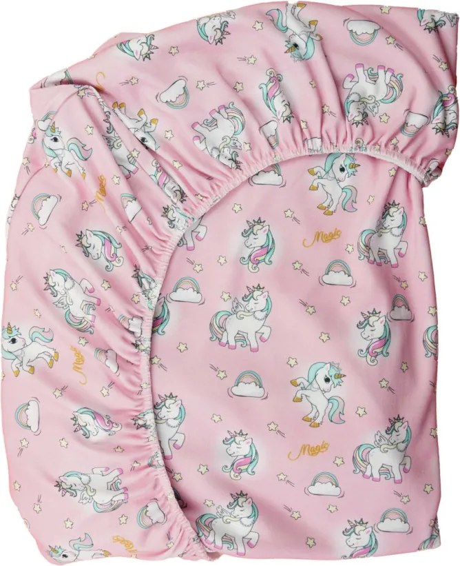 Bébi pamut gumis lepedő 60x120/70x140
